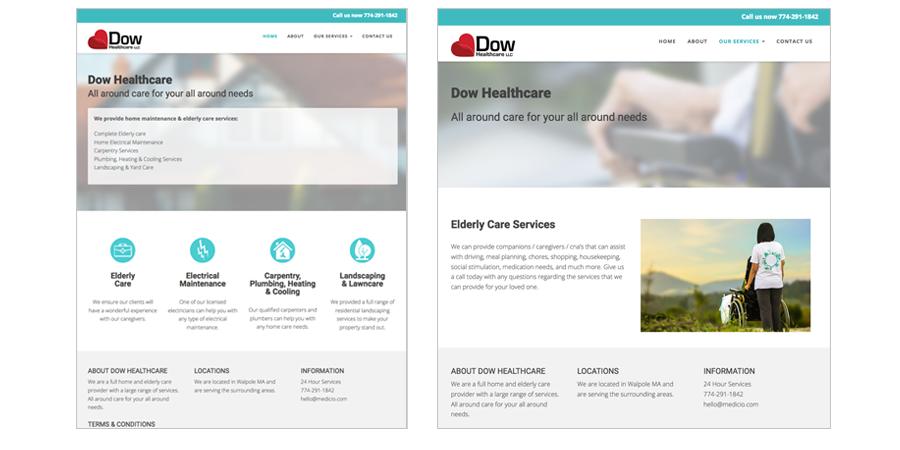 Dow Healthcare LLC Website
