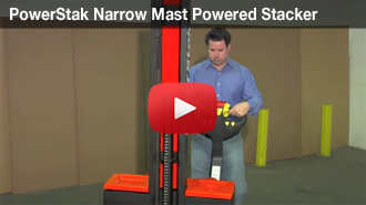 Narrow Mast Stacker Video